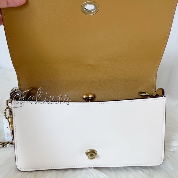 NWT Coach 1941 Dinky in Signature Leather with Chain Leather Strap - Picture 5 of 10